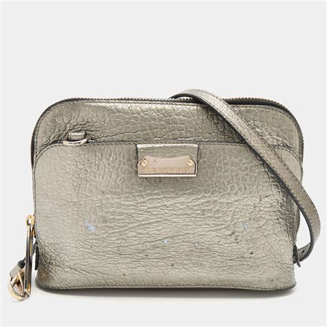 burberry silver bag